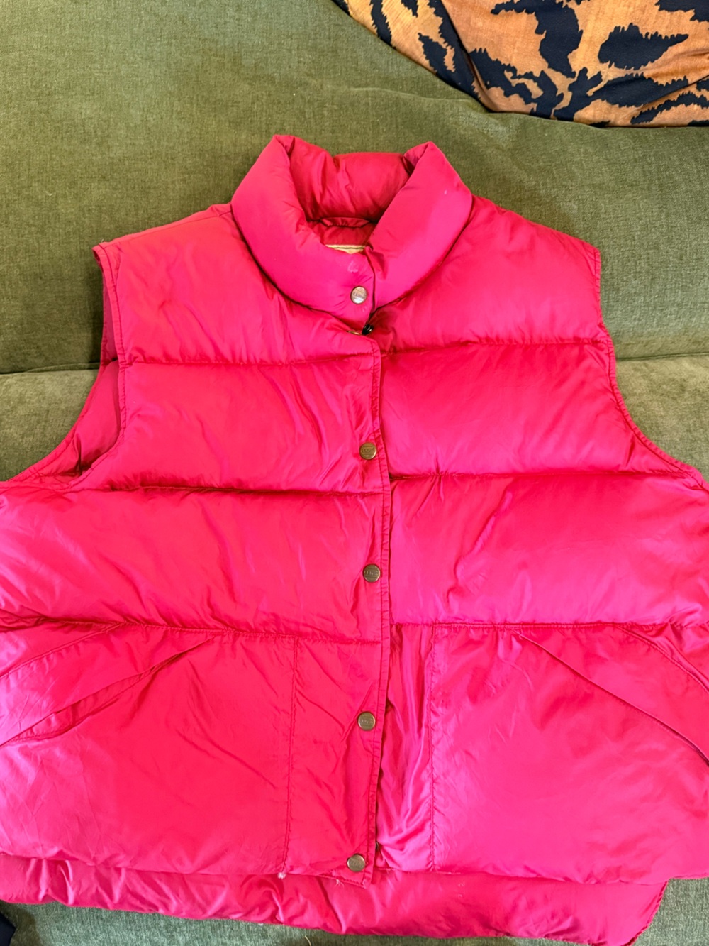 Vintage LL Bean Women’s Red Puffer Vest